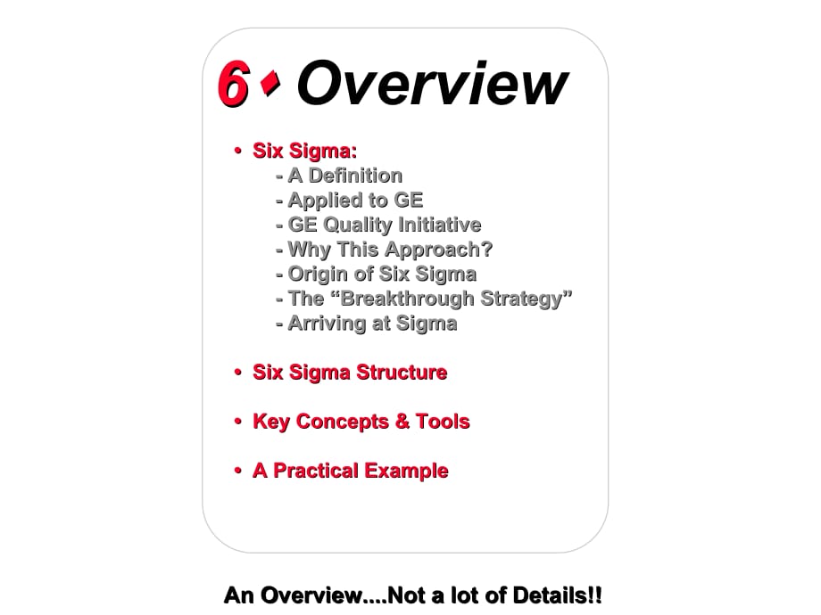 《精编》Six Sigma培训教材_第1页