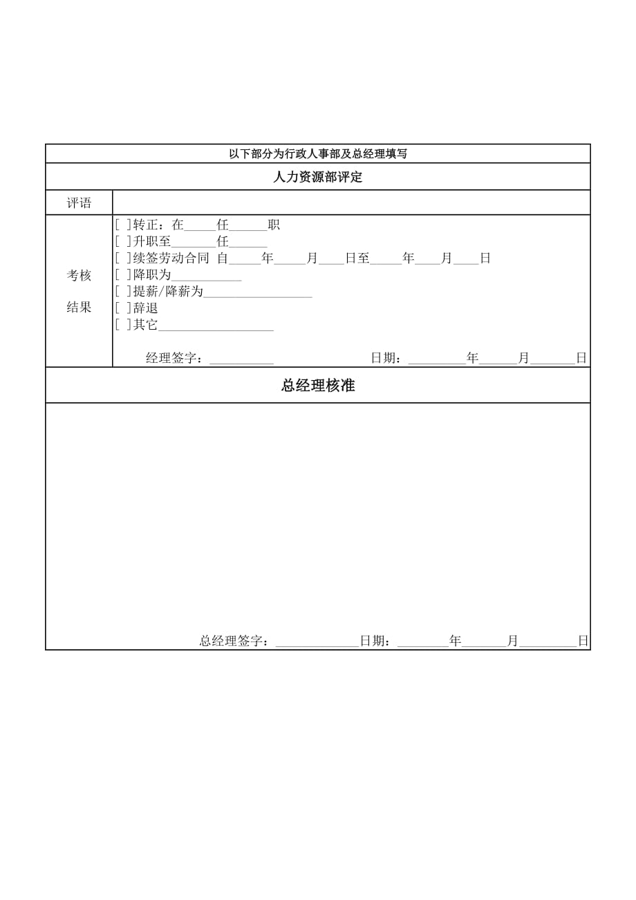 《精编》普通员工考核样表_第2页