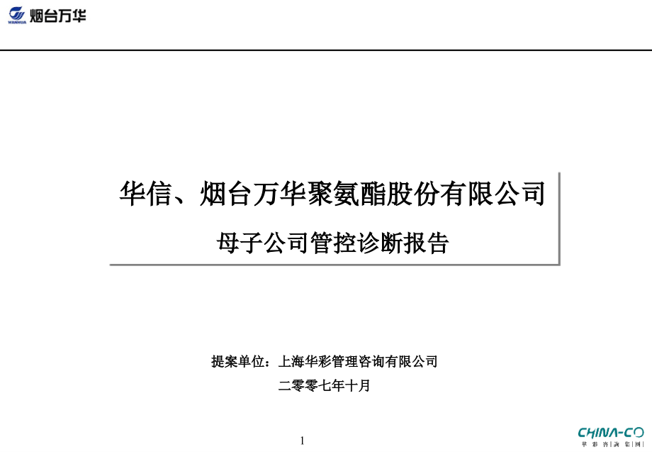 《精编》华信母子公司管控诊断报告_第1页