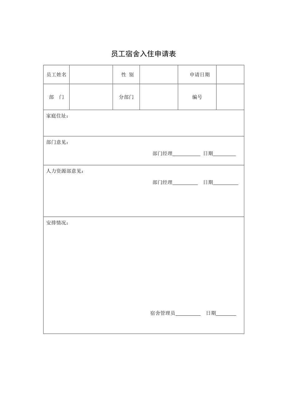 《精编》精编人事管理表格大全170_第1页