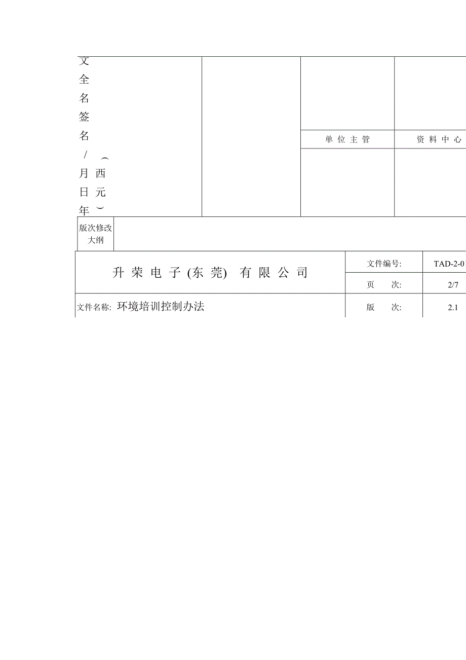 《精编》某电子公司环境基础培训控制办法_第3页