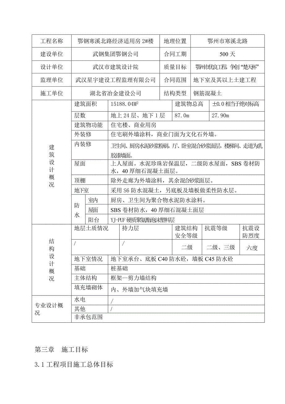 《精编》武汉某经济适用房施工组织设计方案_第4页