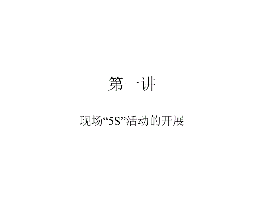 《精编》5S质量管理培训讲义_第2页