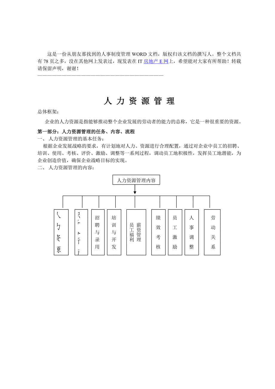 《精编》人力资源管理建设的步骤_第1页