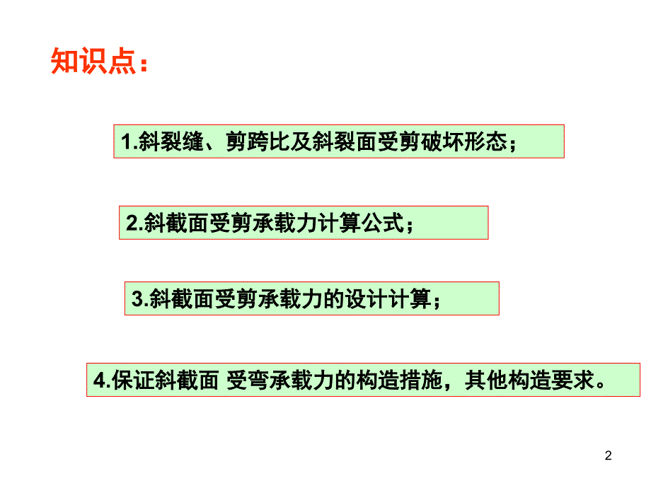 梁斜截面受剪承载力计算PPT幻灯片课件_第2页