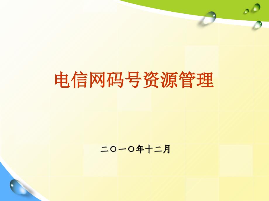 《精编》电信网码号资源管理办法_第1页