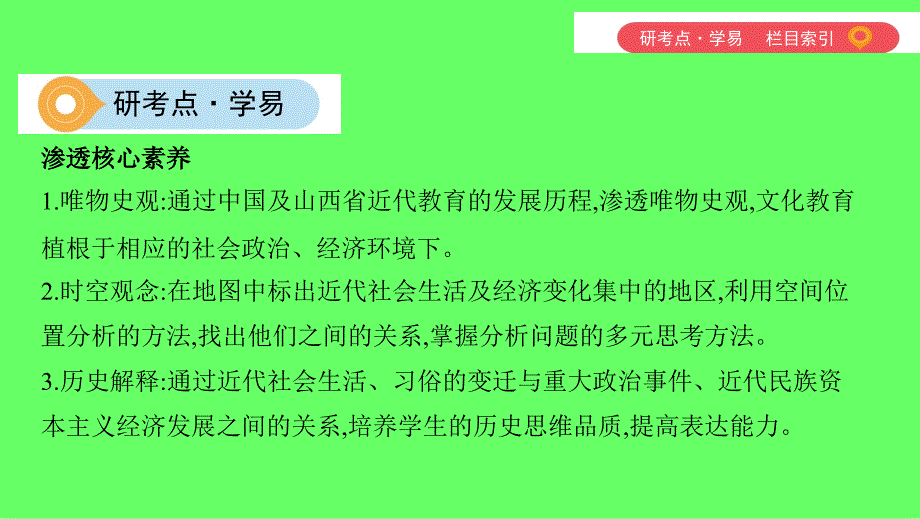 （山西专用）2019中考历史一轮复习 第二单元 中国近代史（1840年至1949年）主题五 中国近代的经济、社会生活与思想文化课件_第4页