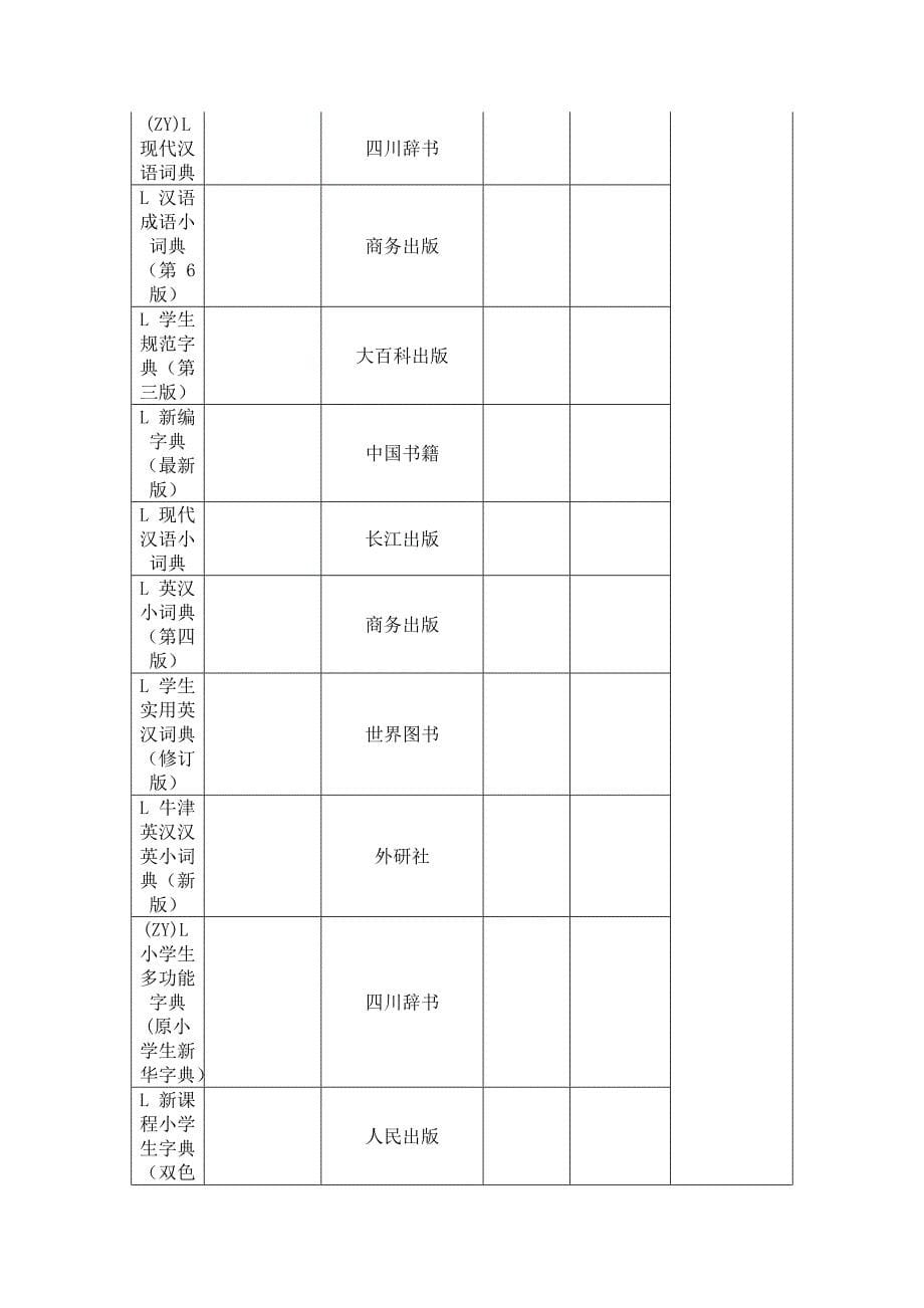 四川省2020-2021学年义务教育教学用书目录_第5页