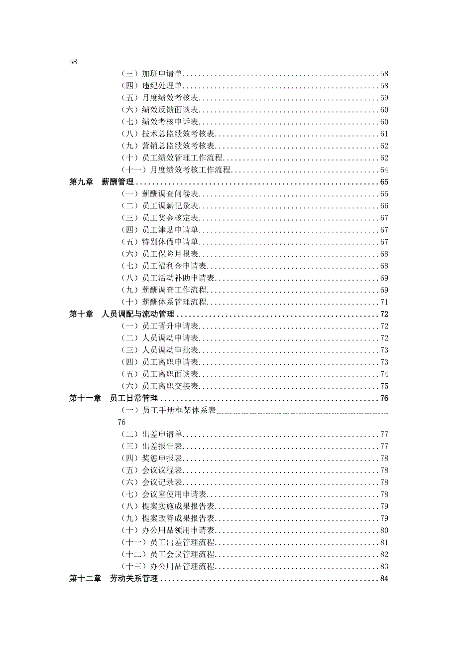 《精编》人力资源管理职位工作流程管理手册_第4页