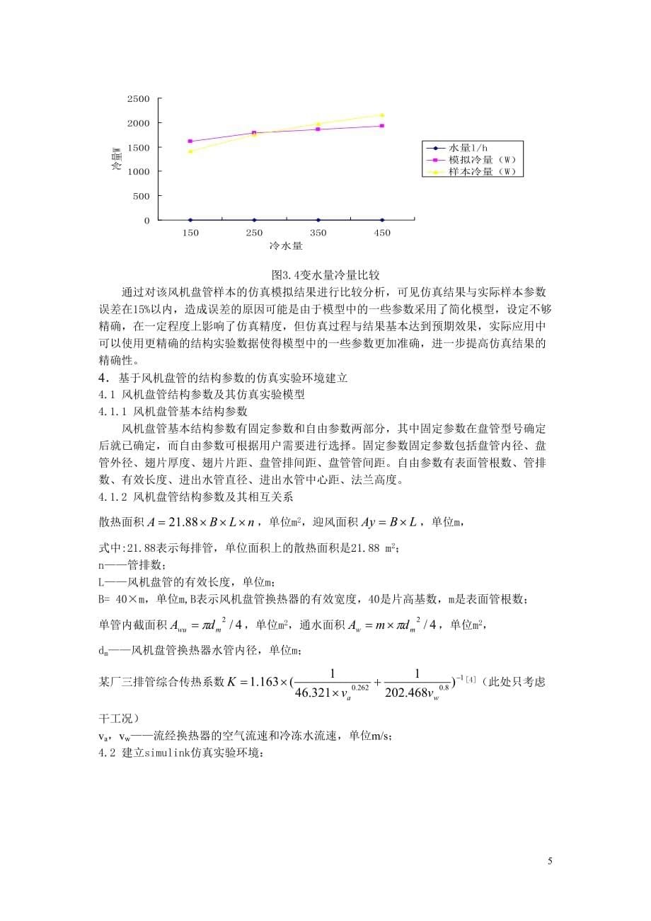 【行业】Simulink环境下的风机盘管仿真实验研究-安徽暖通空_第5页