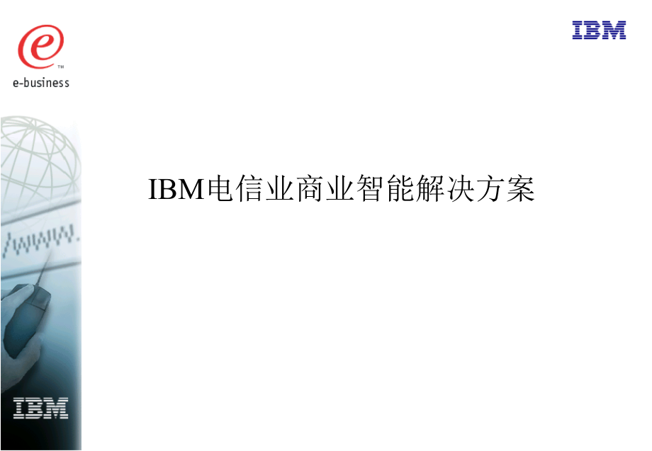 《精编》IBM电信业之商业智能解决方案_第1页