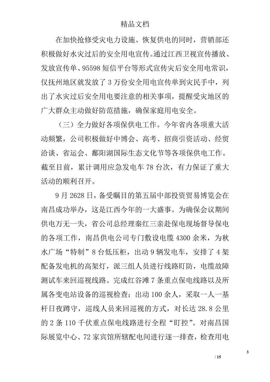 电力营销工作总结5000字_第3页