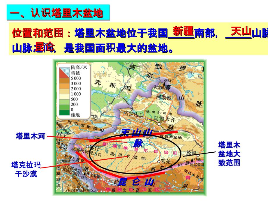 第八章第二节干旱的宝地——塔里木盆地(新人教版)_第4页