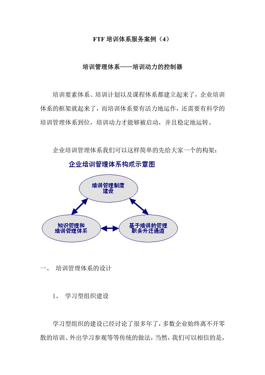 《精编》企业FTF培训体系课程（2）_第1页