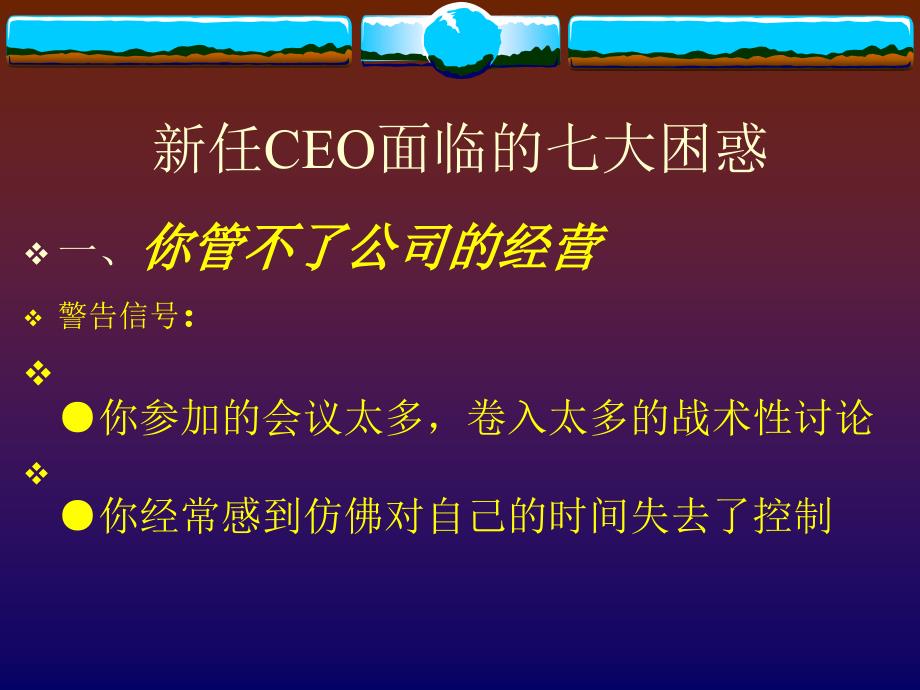 《精编》新任CEO面临的七大困惑讲义_第3页