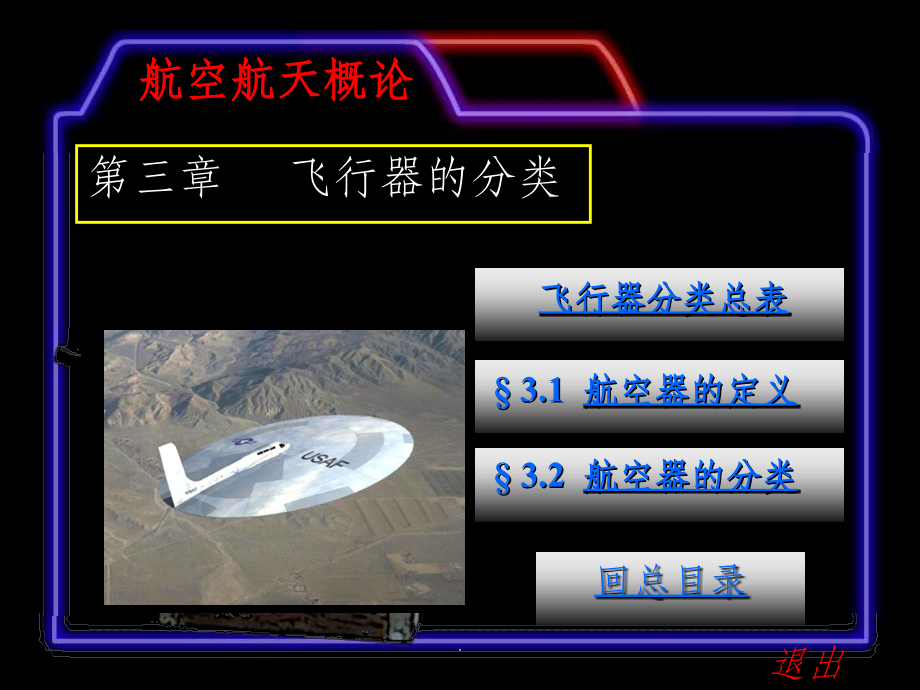 第03章 飞行器的分类 航空概论_第1页