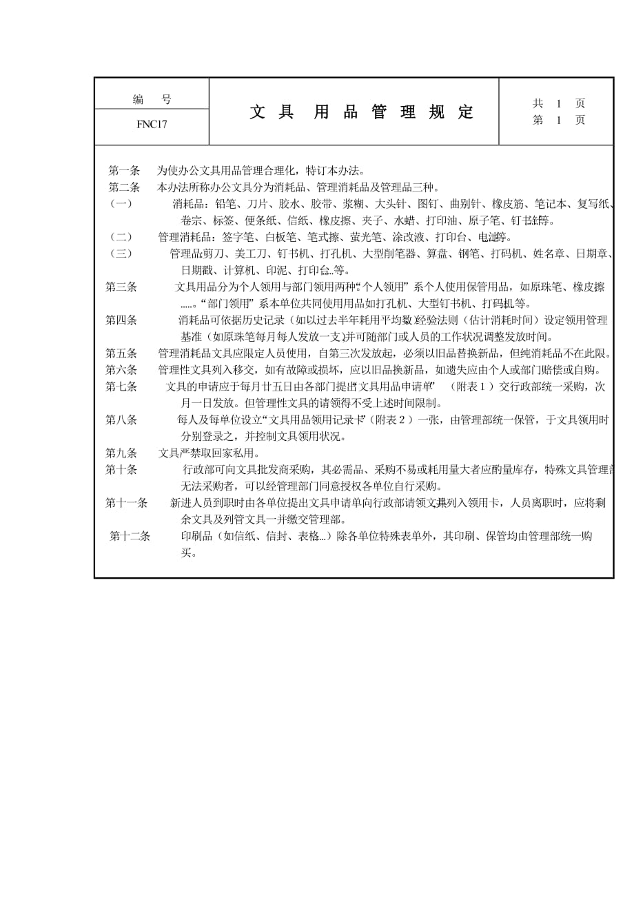 《精编》精编人事管理制度大全67_第1页