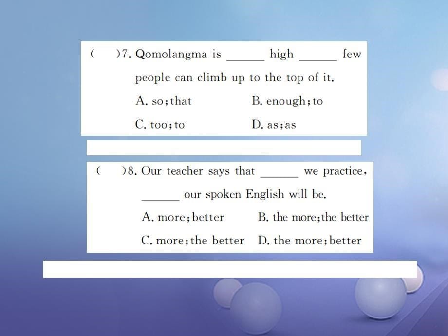 （河北专版）九年级英语全册 Unit 1 How can we become good learners Self Check习题课件 （新版）人教新目标版_第5页