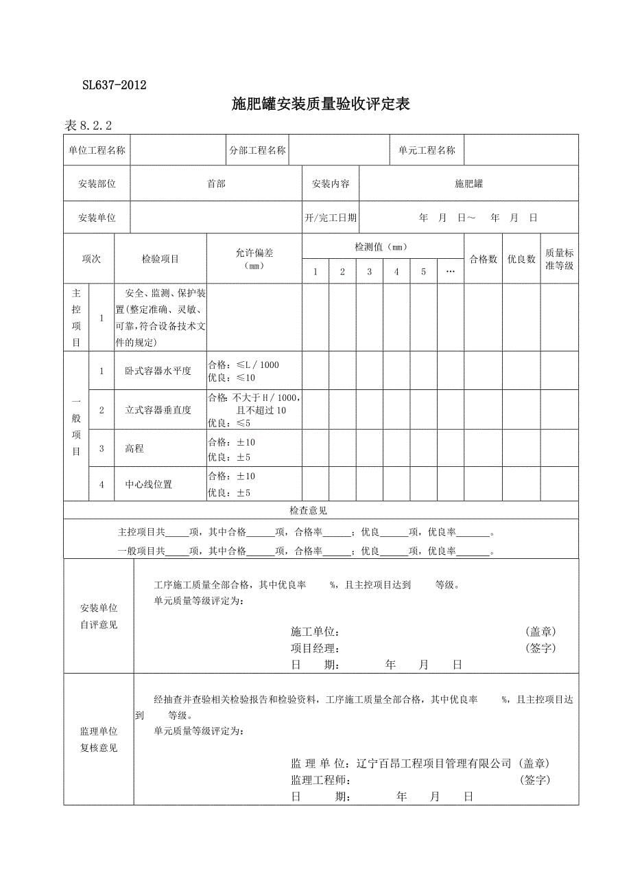 滴灌系统安装质量评定表要点_第5页