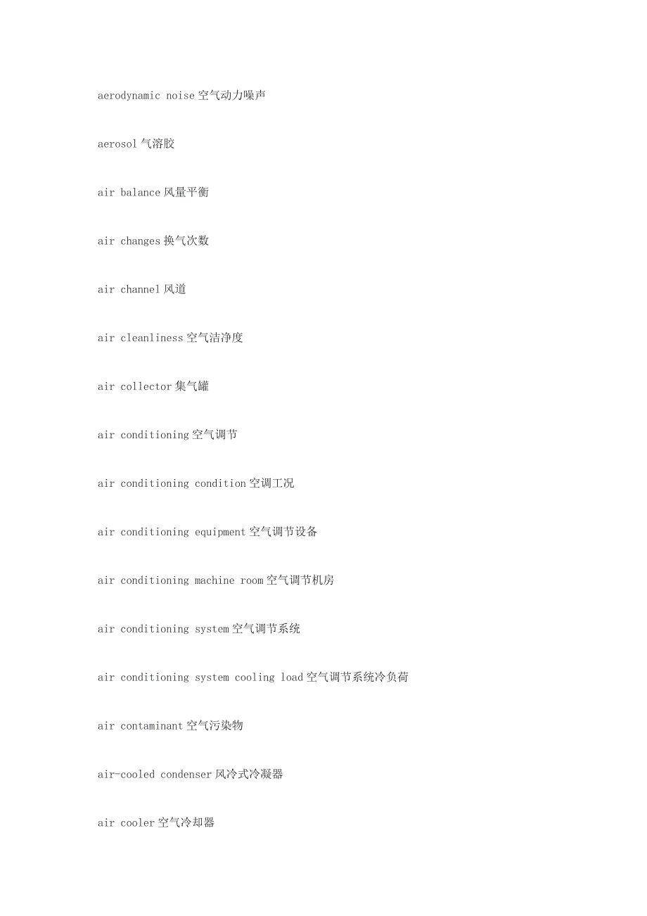 【行业】采暖通风与空气调节术语标准中英文对照_第3页