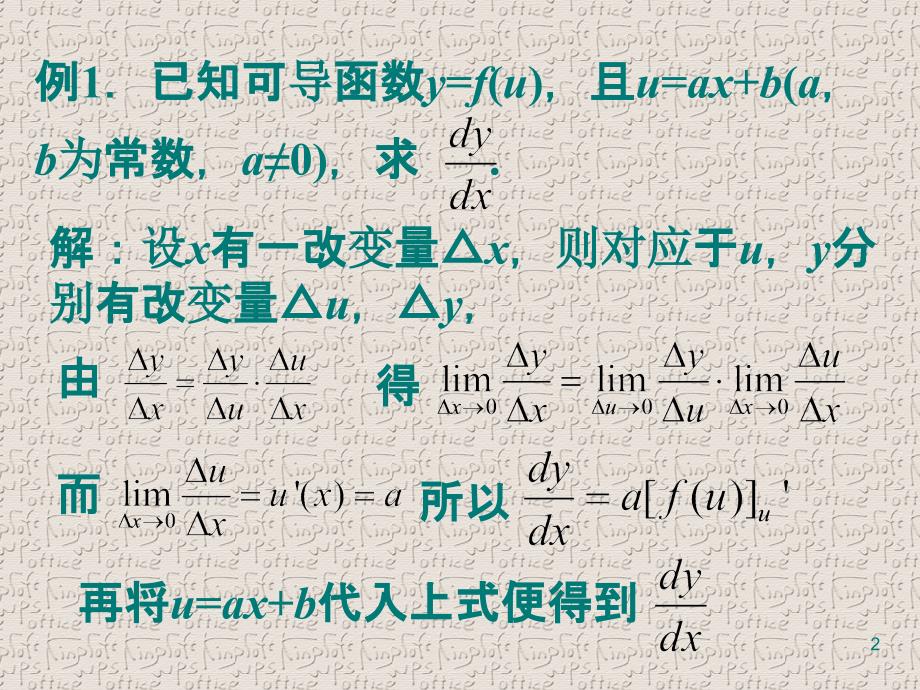 导数复合函数求导法则(非常实用)(课堂PPT)_第2页