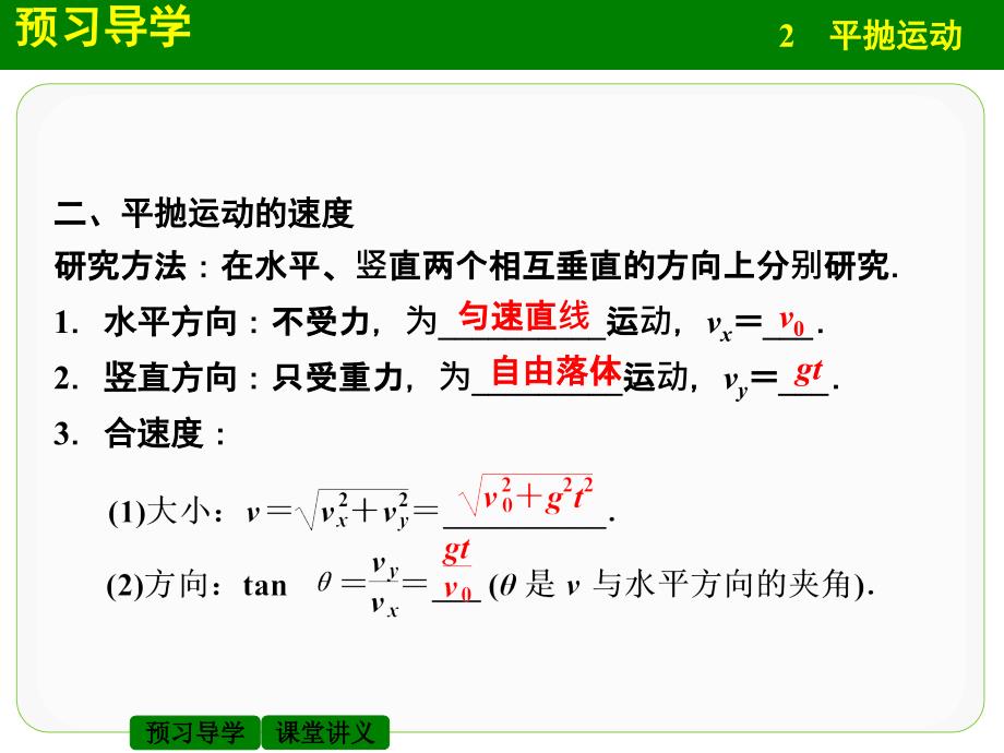 平抛运动ppt课件正式版_第4页