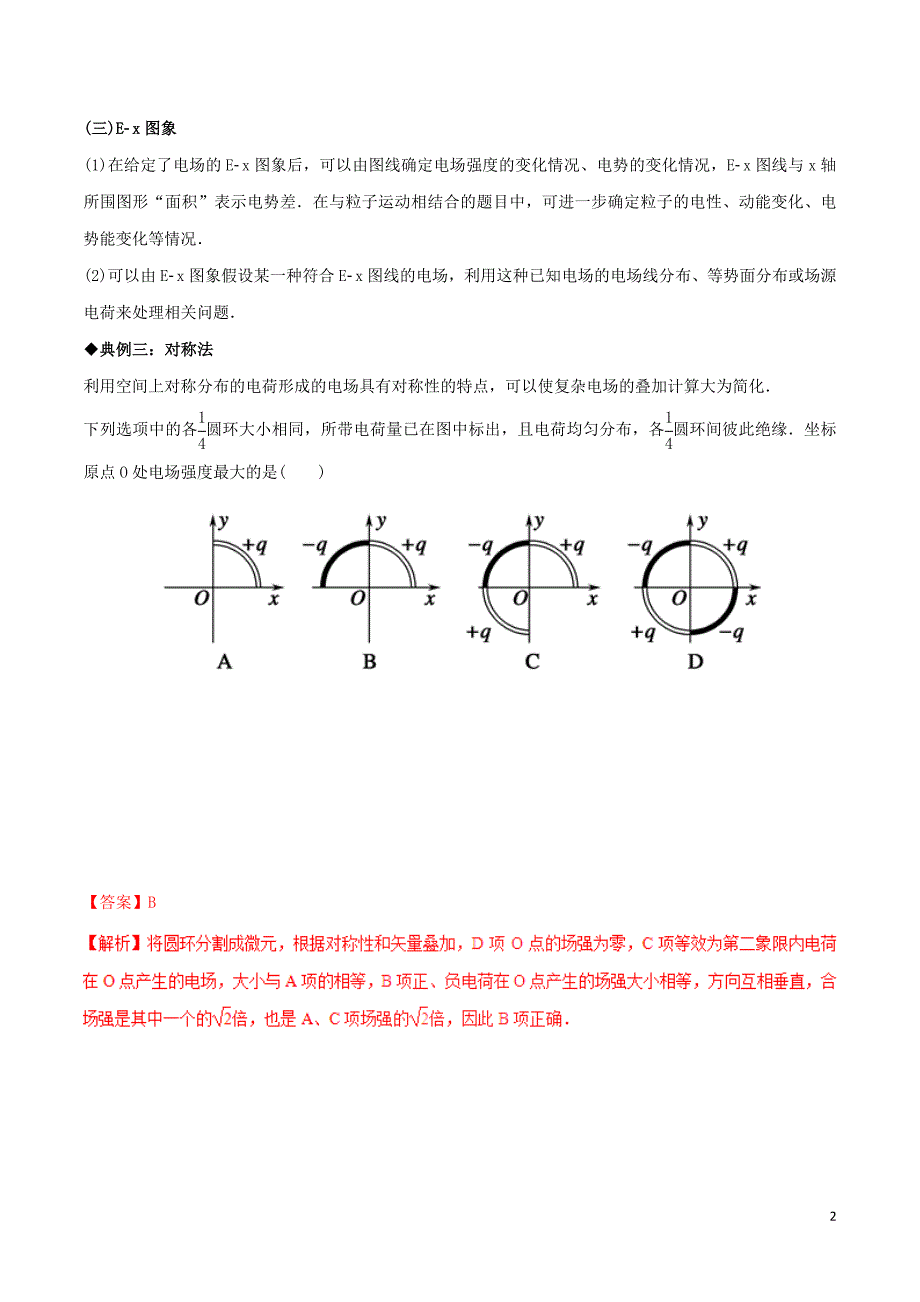 高考物理经典问题的妙解策略专题07静电场_第2页