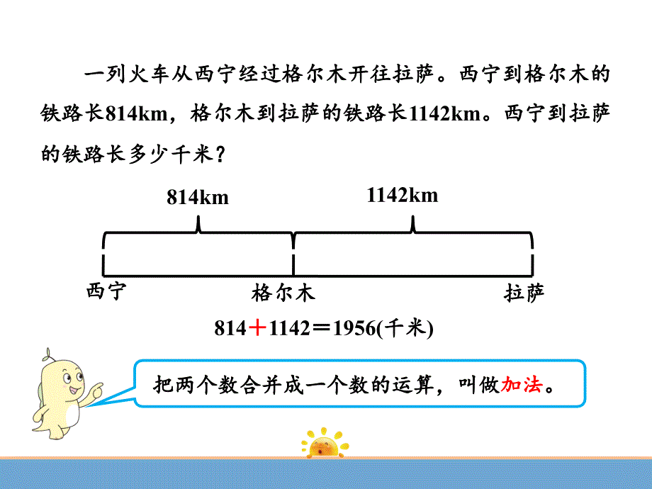 人教版四年级数学下册 第1单元 四则运算 第1课时加、减法的意义和各部分间的关系_第4页