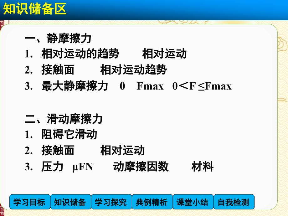 人教 高中物理--必修1课件 第三章 相互作用3.3 摩擦力1_第3页