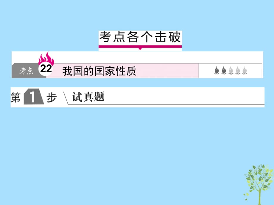 高考政治一轮复习（A版）第2部分政治生活专题五公民的政治生活考点22我国的国家性质课件新人教版_第5页