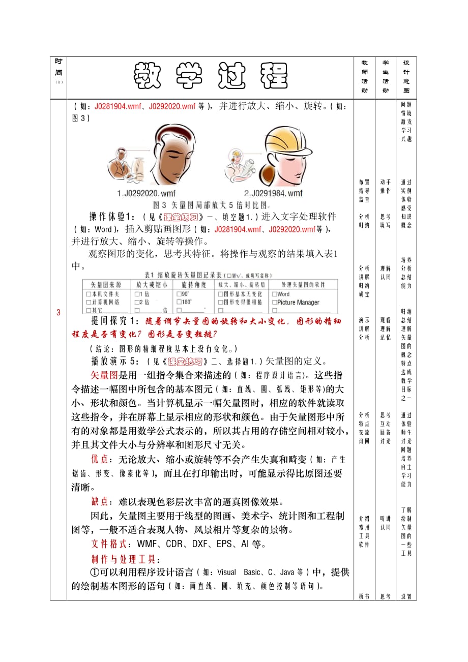 附录课程教案设计《信息技术基础》多媒体信息的加工与表达-图像.doc_第4页