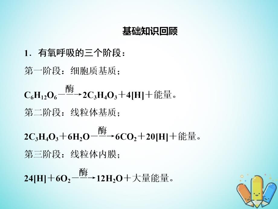 高考生物总复习精彩三十三天（二十九）光合作用与细胞呼吸1课件_第2页