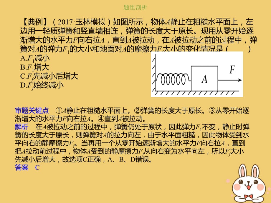 高考物理总复习第二章相互作用2_1_3考点强化摩擦力的突变问题课件_第4页