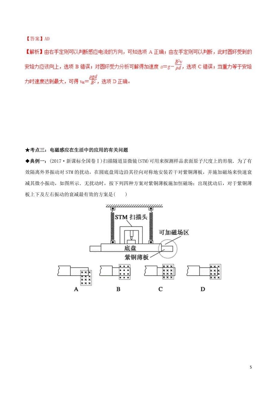 高考物理经典问题的妙解策略专题10电磁感应_第5页