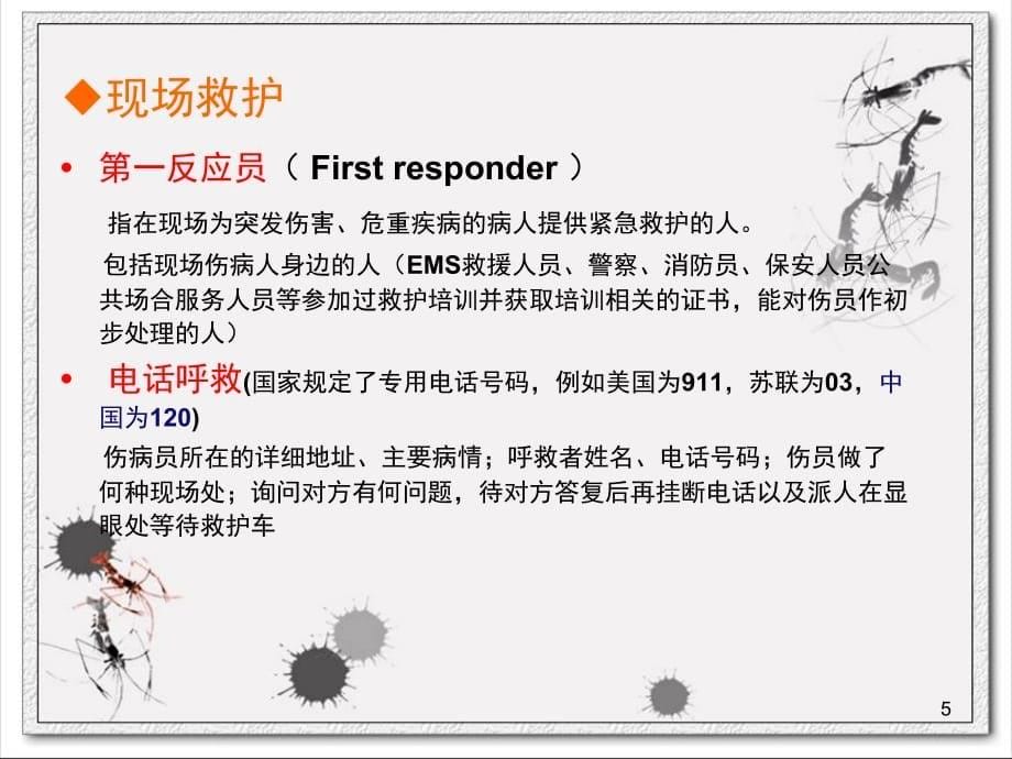 急救医疗服务体系(EMSS)(教学PPT)_第5页