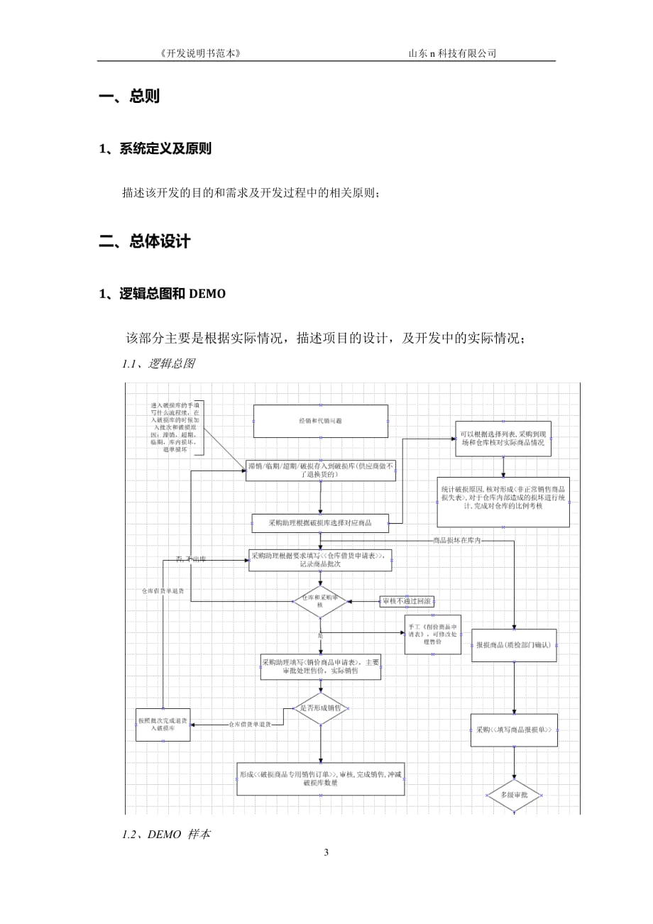 开发说明书范本_第3页