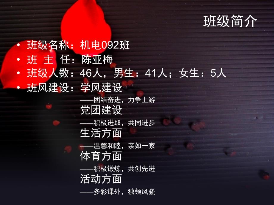 先进班级答辩PPT_第2页