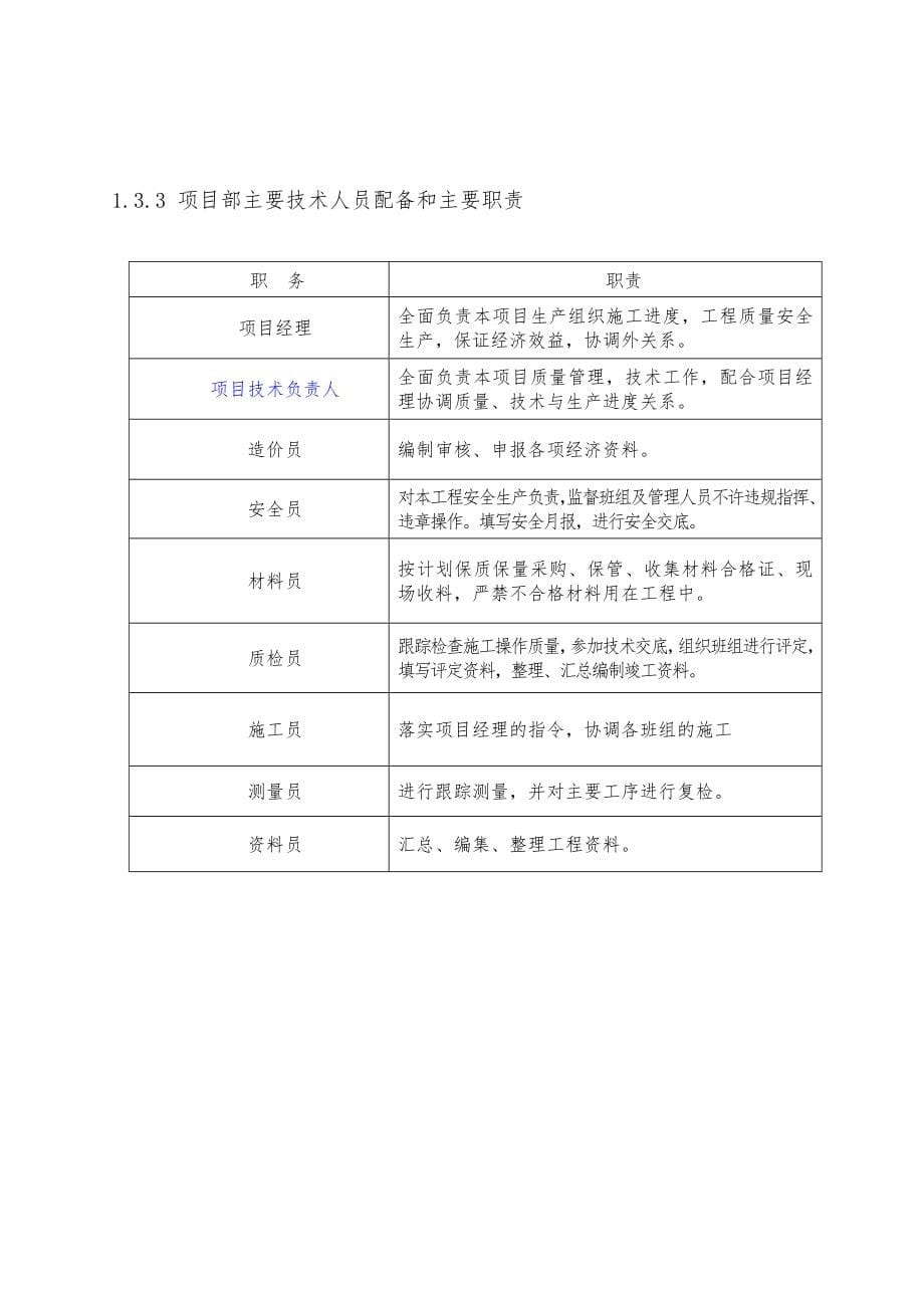 某某污水处理厂工程施工组织设计方案_第5页