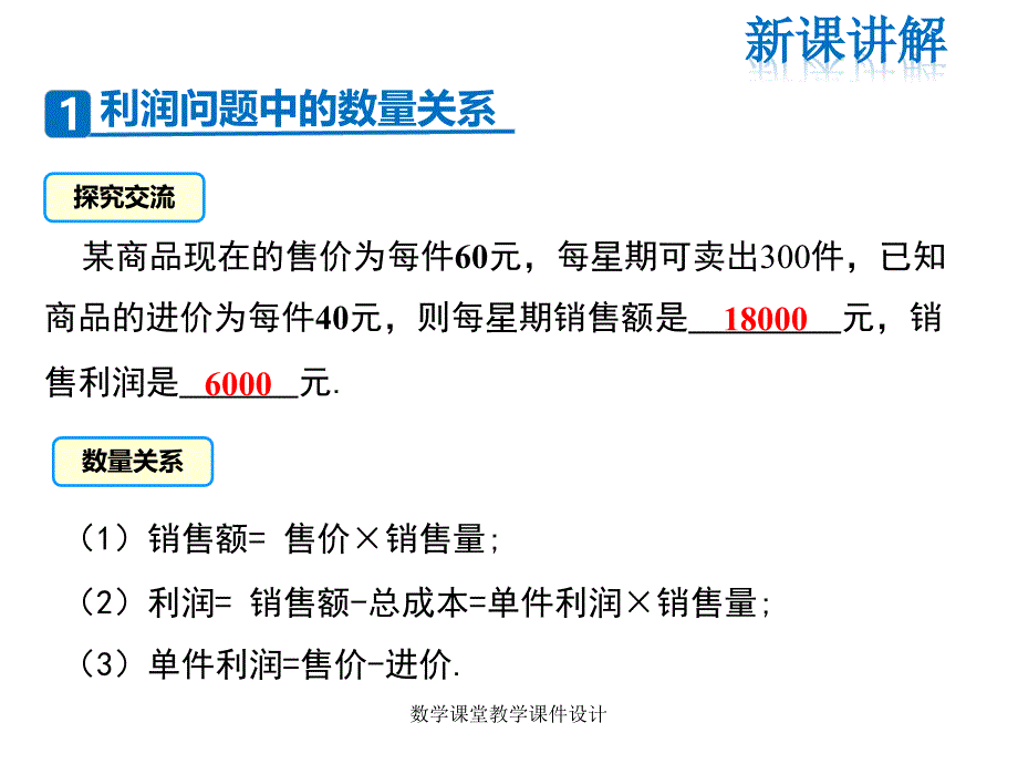 人教版九年级上册数学同步教学课件-第22章-22.3 第2课时商品利润最大问题_第4页