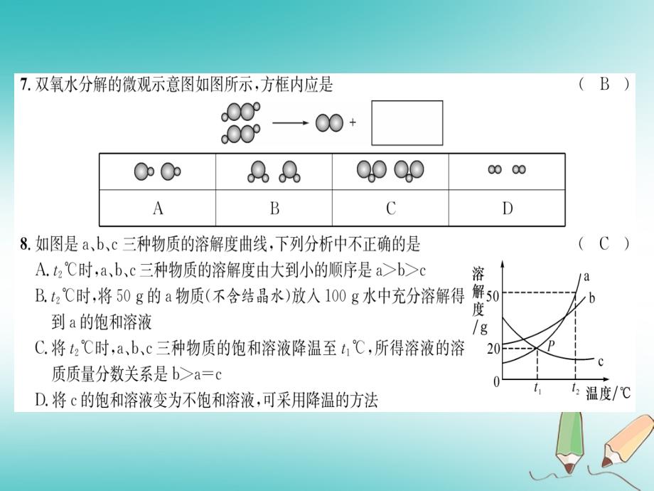 （遵义专版）九年级化学全册综合测试卷习题课件沪教版_第4页