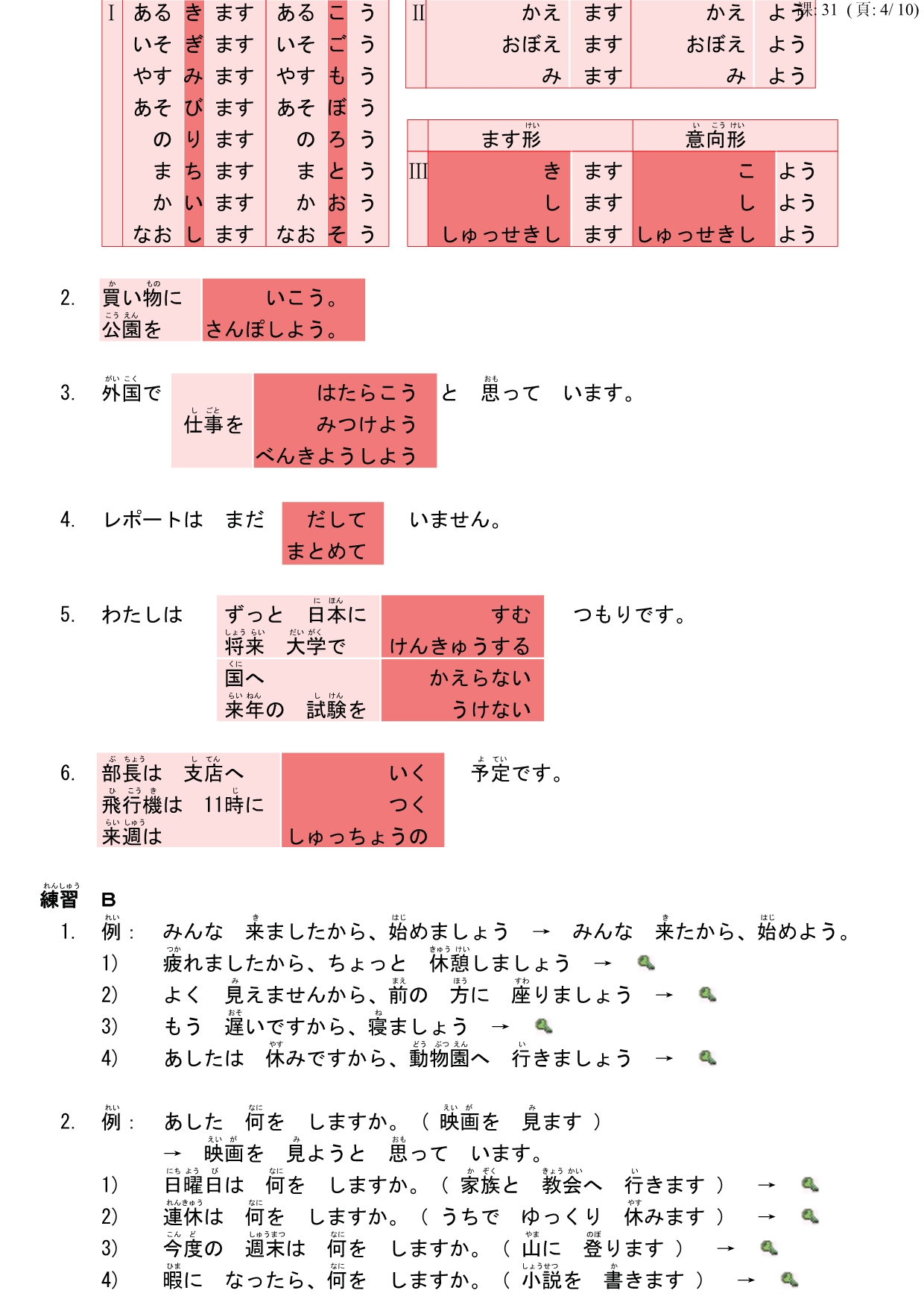 大家的日语(31-35)_第4页