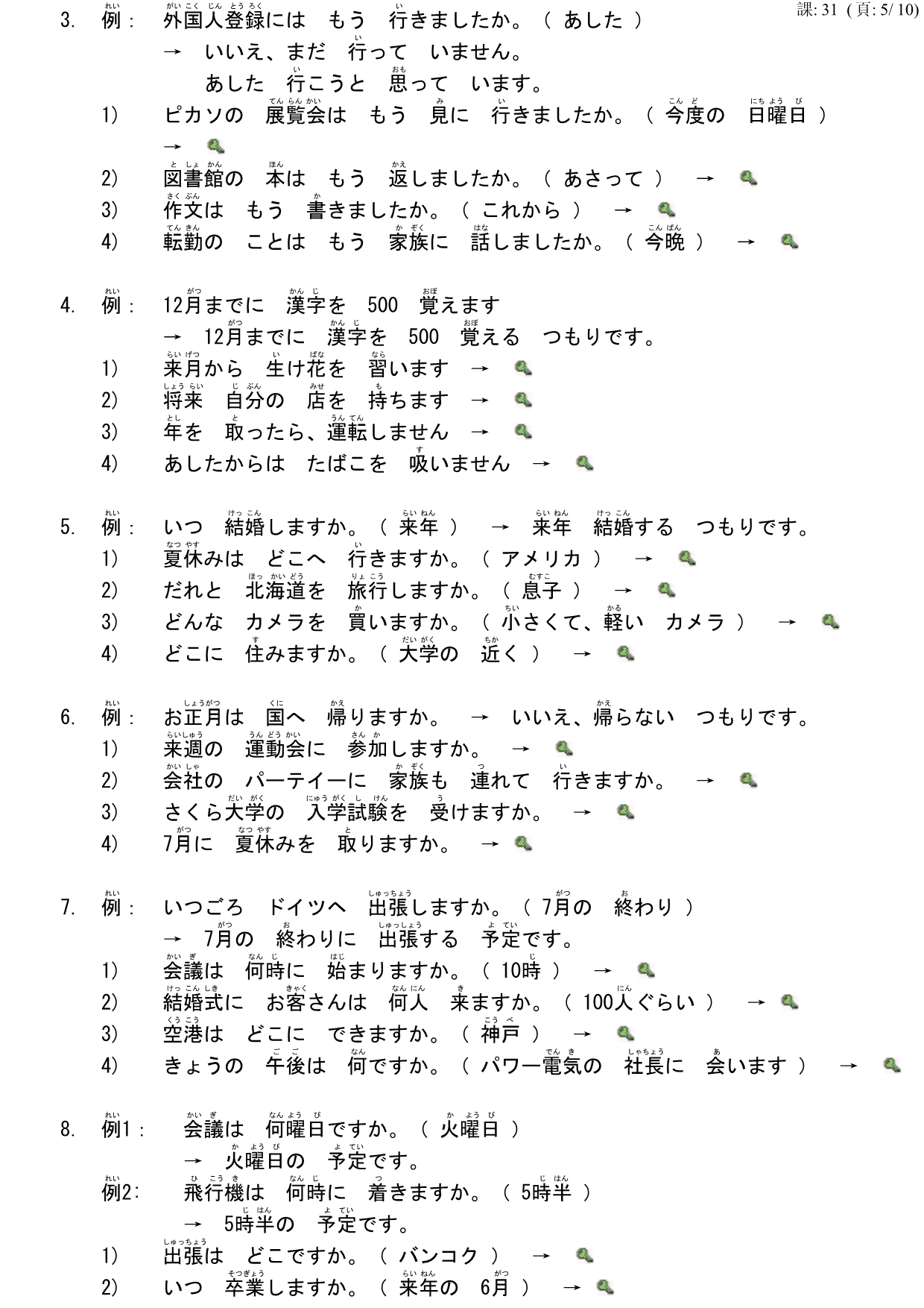大家的日语(31-35)_第5页