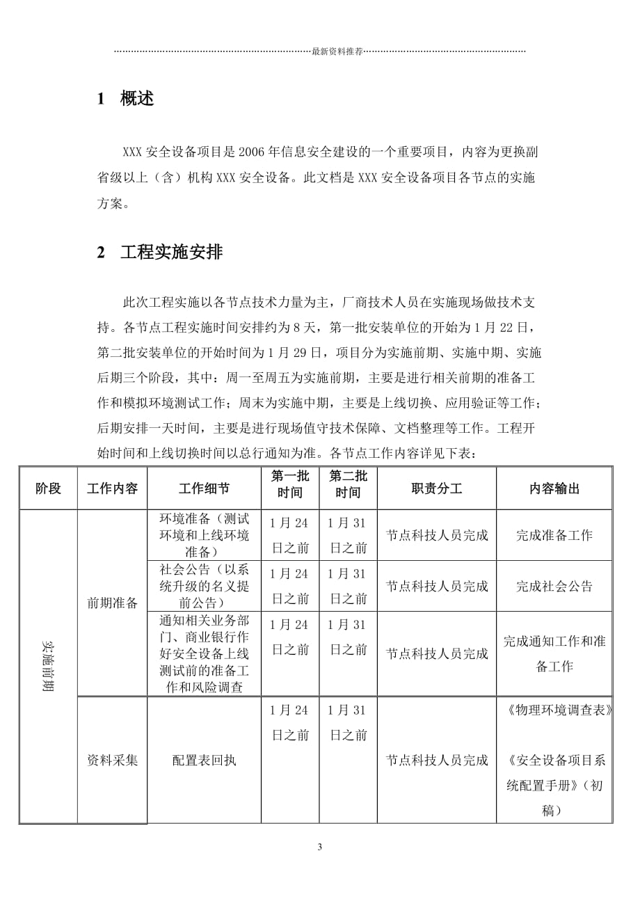 网御神州防火墙项目割接节点实施方案模板精编版_第3页