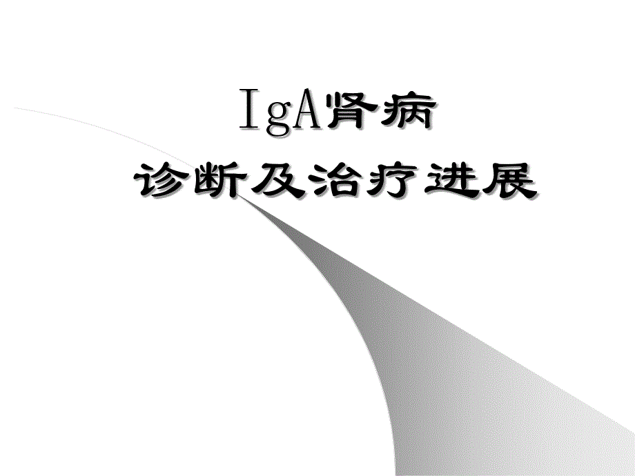 IgA肾病ppt课件_第1页