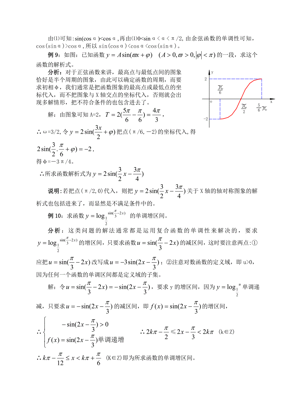 2020届高三数学复习 三角函数续_第4页