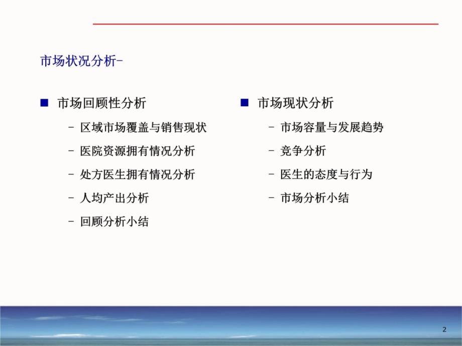 XX医药企业市场部XX年度市场计划说课讲解_第3页