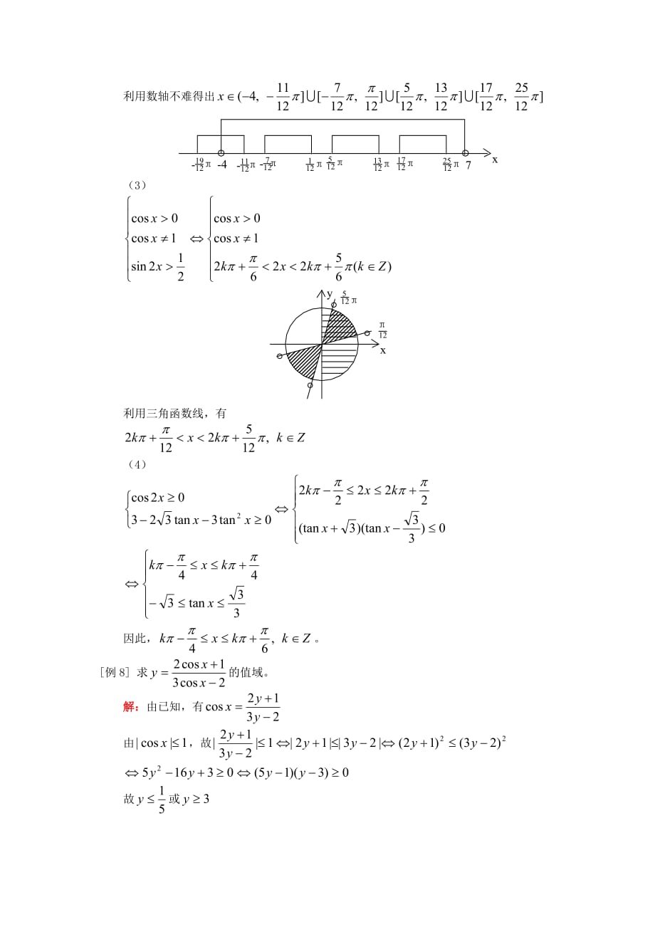 高一数学 任意角的三角函数人教版知识精讲素材_第4页