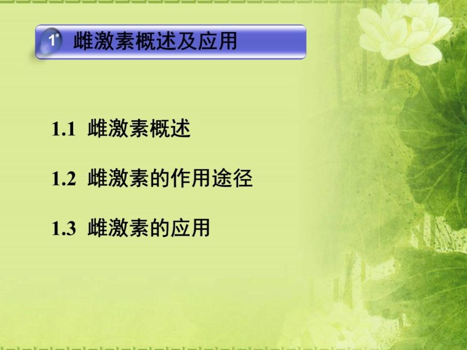 雌激素及雌激素受体简介教学内容_第3页