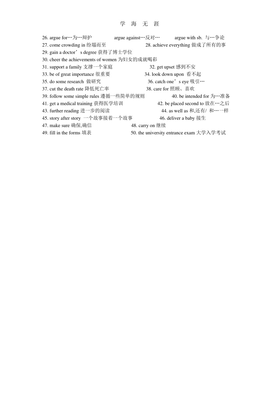 Women of achievement知识点预习学案导学（整理）_第4页