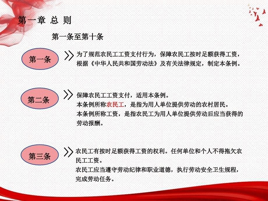 保障农民工工资支付条例培训课件._第5页